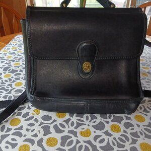 Vintage Coach 9021 Weston Shopper Black Leather NICE COND!